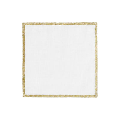 Bel Air Metallic Cocktail Napkins, S/4