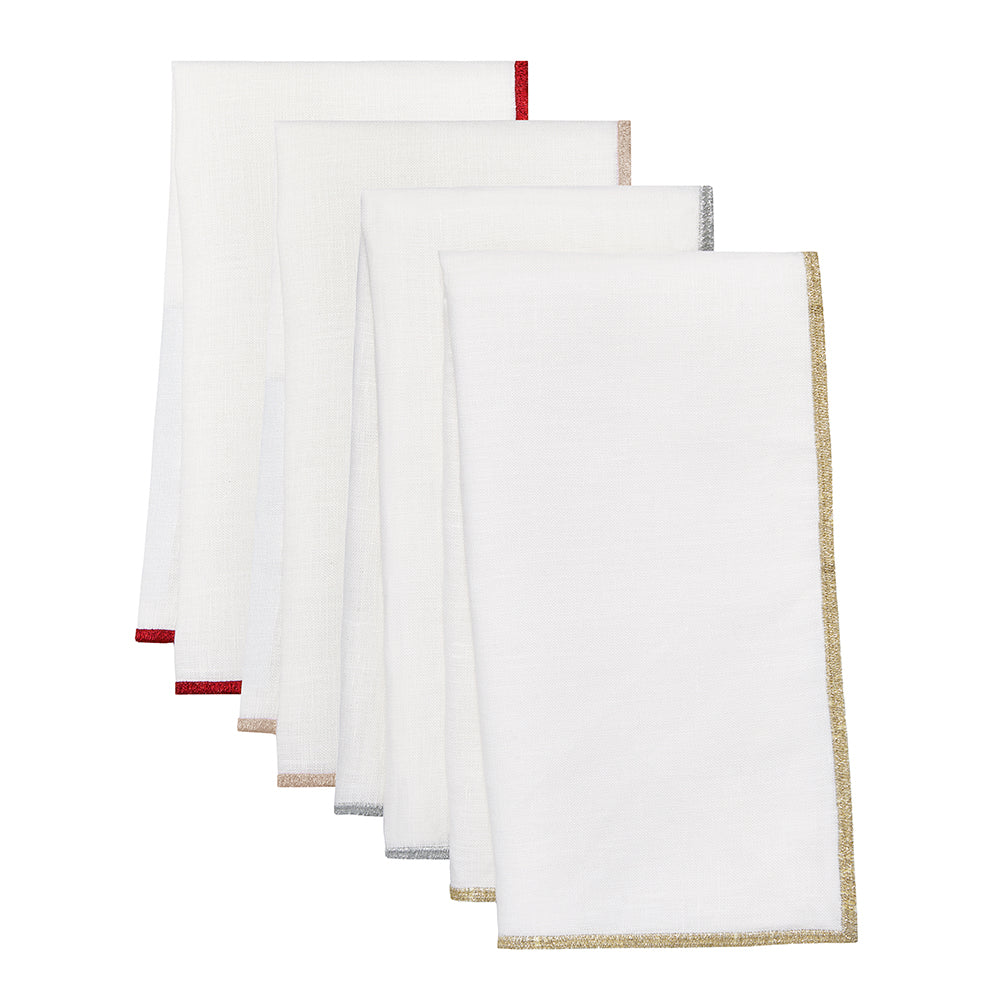 Bel Air Napkins Metallic, S/4