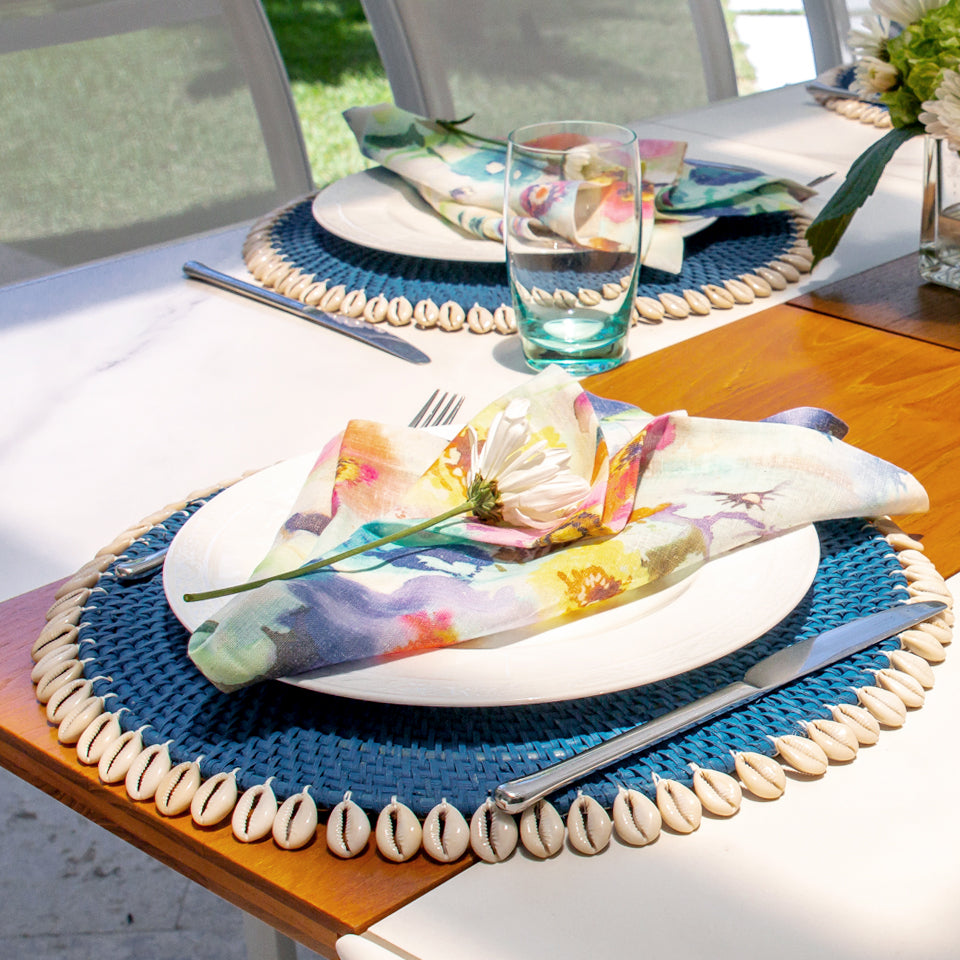 Capiz Placemats, S/4