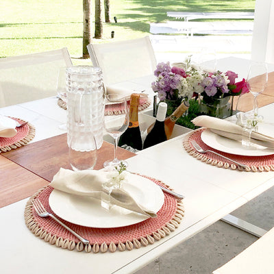 Capiz Placemats, S/4