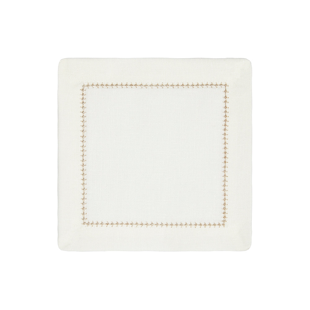 Dolce Metallic Cocktail Napkins, S/4