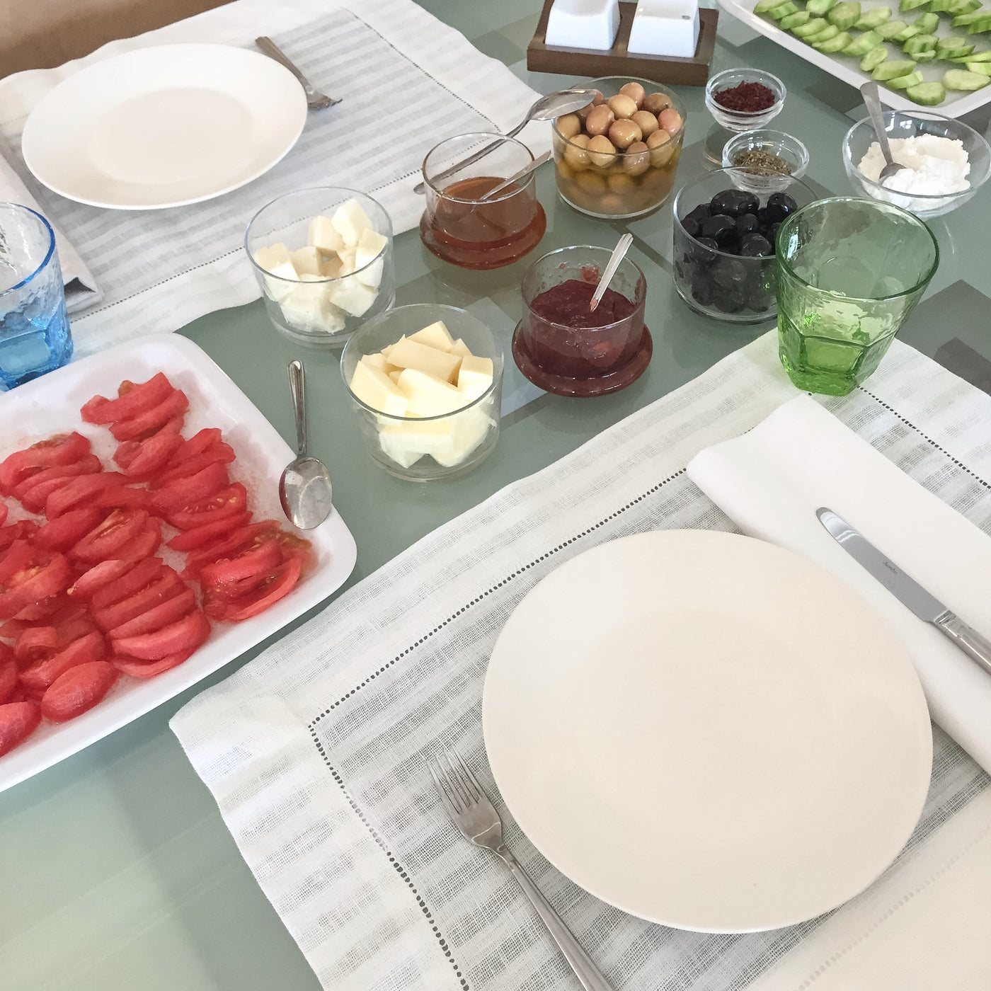 Greenwich Placemats White Set