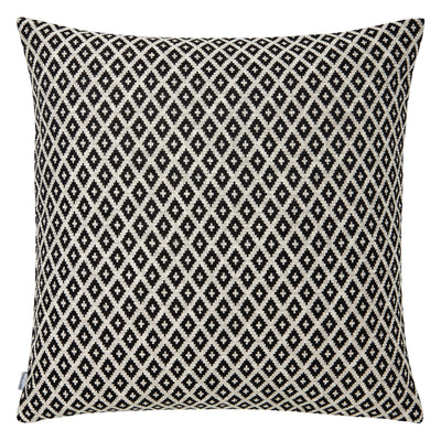 Black diamond and gold decorative pillow